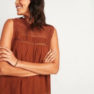 Old Navy Lace Detail Swing Top